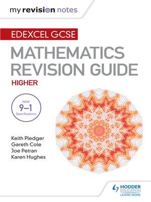 cover image of Edexcel GCSE Maths Higher